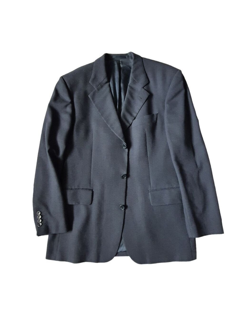 BOSS Hugo Boss Mens Artemis Blue Sport Coat Jacket Notch Lapel